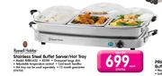 Russell Hobbs Stainless Steel Buffet Server / Hot Tray (RHBS-650)-Each
