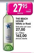 The Beach House White Or Rose-6X750ml