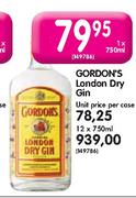 Gordon's London Dry Gin-12X750ml