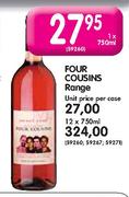 Four Cousins Range-12X750ml