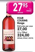 Four Cousins Range-1X750ml