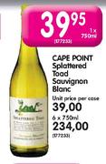 Cape Point Splattered Toad Sauvignon Blanc-1X750ml