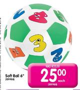 Soft Ball 6" Each