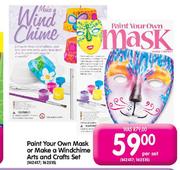 Paint Your Own Mask Or Make A Windchime Arts And Craft Set Per Set 