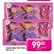 Lovely Baby Twin Dolls Per Set 