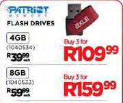 Patrist Flash Drives-8GB Each