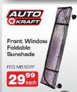 Auto Kraft Front Window Foldable Sunshade Each
