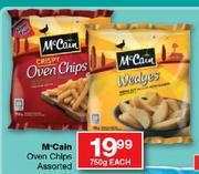 Mccain Oven Chips Assorted-750g Each