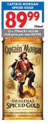 Captain Morgan Spiced Gold-12x750ml