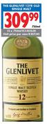 The Glenlivet 12Yr Old Single Malt-750ml 