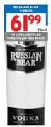 Russian Bear Vodka-12 x 750ml