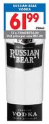 Russian Bear Vodka-750ml