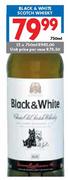 Black & White Scotch Whisky-12 x 750ml