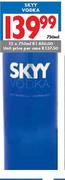 Skyy Vodka-12x750ml