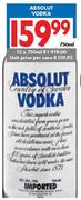 Absolut Vodka-750ml