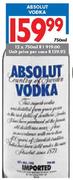 Absolut Vodka-750ml