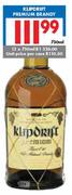 Klipdrift Premium Brandy-12 x750ml