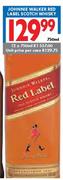 Johnnie Walker Red Label Scotch Whisky-12 x 750ml