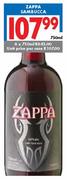Zappa Sambucca-6 x 750ml