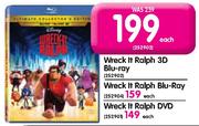 Wreck It Ralph 3D Blu-Ray Each