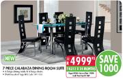 New 7 Piece Calabaza Dining Room Suite