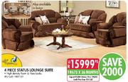 Style Collection 4 Piece Status Lounge Suite