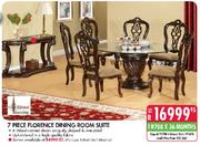 Glabal Sourcing 7 Piece Florence Dining Room Suite