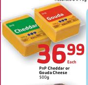 PnP Cheddar Gouda Cheese-500g Each