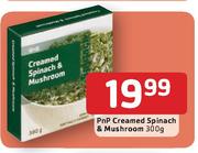 PnP Creamed Spinach & Mushroom-300g