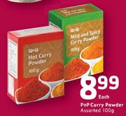 PnP Curry Powder Assorted- 100g Each