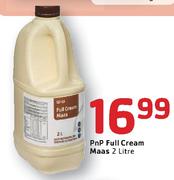 PnP Full Cream Maas- 2L