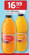 PnP 100% Juice Assorted- 1.5L Each