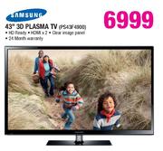 Samsung 43" 3D Plasma TV(PS43F4900)