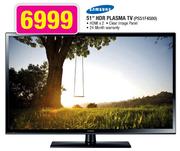 Samsung 51" HDR Plasma TV(PS51F4500)