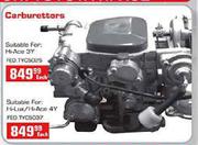 Carburettors Suitable For: Hi-Ace 3Y -Each