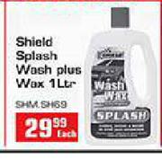  Shield Splash Wash Plus Wax 1Ltr-Each