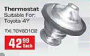 Thermostat Sutable For: Toyoto 4Y-Each