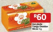 Dairybelle Tangy Cheddar Slices - 1kg