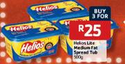 Helios Lite Medium Fat Spread Tub - 3 x 500gm