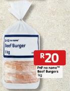 PnP No Name Beef Burgers - 1kg
