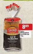 Sasko Wholewheat Low HI Bread-700g