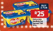 Helios Lite Medium Fat Spread Tub-3 x 500g