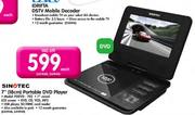 Sinotec 7"(18cm)Portable DVD Player-Each