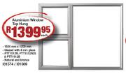 Duro Aluminium Window Top Hung Each