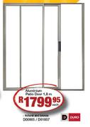 Duro Aluminium Patio Door-1.8m Each
