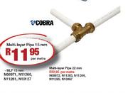 Cobra Multi-Layer Pipe-15mm Per Metre