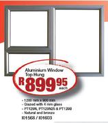 Duro Aluminium Window Top Hung Each