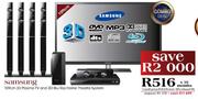 Samsung 109cm 3D Plasma TV And 3D Blu-Ray Home Theatre System