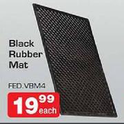 Black Rubber Mat-Each
