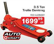 Auto Kraft 3.5 Ton Trollie Domkrag-Each